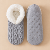 Rosalind Plush Knit Slipper Socks