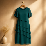 Clara Layered Midi Dress