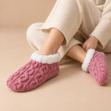 Rosalind Plush Knit Slipper Socks