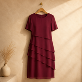 Clara Layered Midi Dress