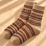 Soledad Fair Isle Crew Socks
