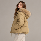 Serena Fur-Trimmed Puffer Jacket