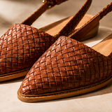 Milano Woven Slingback Flats