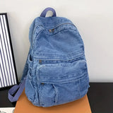 Vintage Chic Denim Backpack