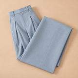 Imogen Pleated Wide-Leg Tailored Trousers