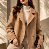 Camilla Herringbone Peacoat