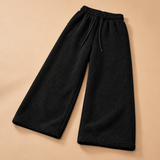 Harriet Sherpa Fleece Wide-Leg Trousers