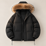 Serena Fur-Trimmed Puffer Jacket