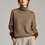 Siena Herringbone Rollneck