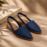 Milano Woven Slingback Flats