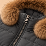 Calista Faux-Fur Hooded Puffer Jacket