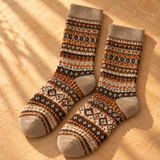 Soledad Fair Isle Crew Socks