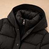 Greta Belted Hooded Puffer Jacket
