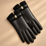 Abigail Suede Boutique Buckle Gloves