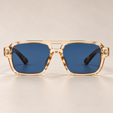 Fenwick Acetate-Look Aviator-Style Sunglasses