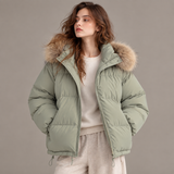 Serena Fur-Trimmed Puffer Jacket