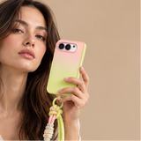 Marlowe Matte Gradient iPhone Duo Case With Rope Strap