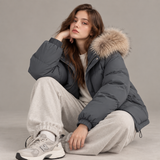 Serena Fur-Trimmed Puffer Jacket