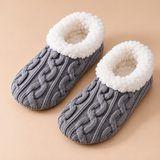 Rosalind Plush Knit Slipper Socks