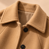 Rosalind Wool-Blend Belted Long Coat