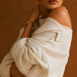 Isabella Off-Shoulder Linen Set
