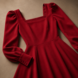 Rosabella Square-Neck Maxi Dress