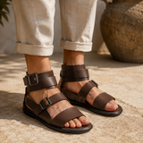 Rovigo Double-Buckle Sandals