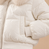 Calista Faux-Fur Hooded Puffer Jacket