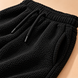 Harriet Sherpa Fleece Wide-Leg Trousers