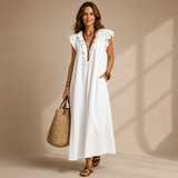 Elara Linen Dress