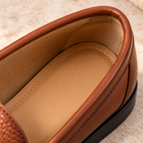Marcello Textured Tassel Loafers