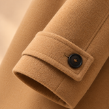 Rosalind Wool-Blend Belted Long Coat