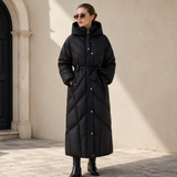 Elara Hooded Maxi Puffer Coat