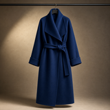 Elena Wrap Wool-Blend Coat