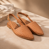 Milano Woven Slingback Flats