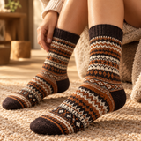 Soledad Fair Isle Crew Socks