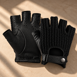 Tavero Woven Fingerless Driving Gloves
