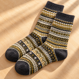 Soledad Fair Isle Crew Socks