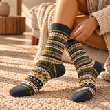 Soledad Fair Isle Crew Socks