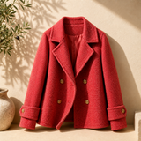 Camilla Herringbone Peacoat