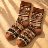 Soledad Fair Isle Crew Socks