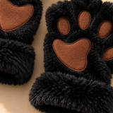 Mabel Plush Cat Paw Mittens