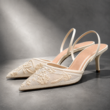 Bellavita Mesh Slingback Heels