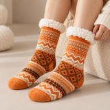 Fiorella Plush Mid-Calf Winter Socks