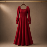 Rosabella Square-Neck Maxi Dress