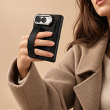 Dalton Leather-Look iPhone Duo Ring Case