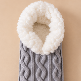 Rosalind Plush Knit Slipper Socks