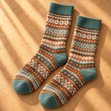 Soledad Fair Isle Crew Socks