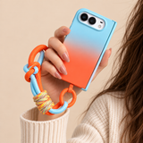 Marlowe Matte Gradient iPhone Duo Case With Rope Strap