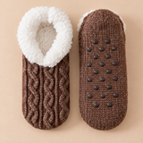 Rosalind Plush Knit Slipper Socks